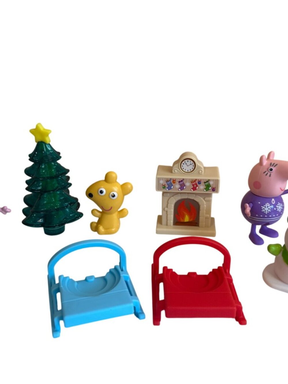 Peppa Pig Christmas Advent Calendar Toys Figures Toys Sleds Christmas Tree Etc
